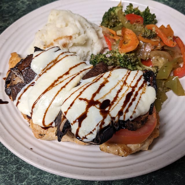 Grilled Chicken Portobello.
