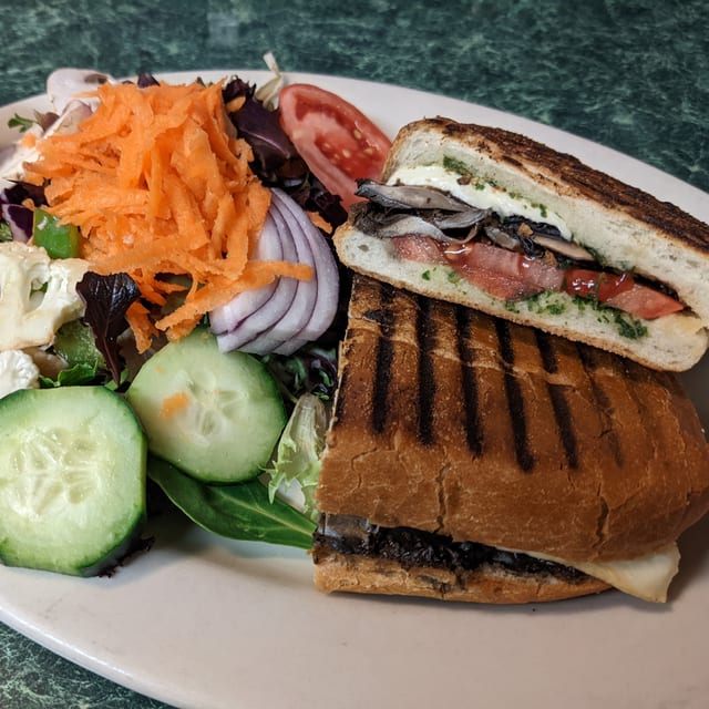 Portobello Mushroom Panini.