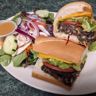 Black Bean Burger Sandwich