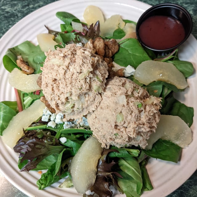 Pear & Blue Cheese Salad.
